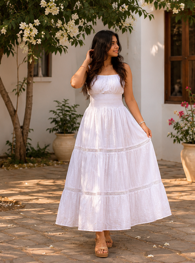 Boho Lace Maxi Dress