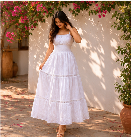 Boho Lace Maxi Dress