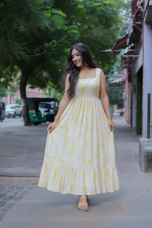 Golden Blossom Maxi