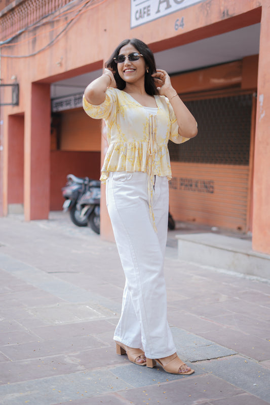 Golden Hour Peplum