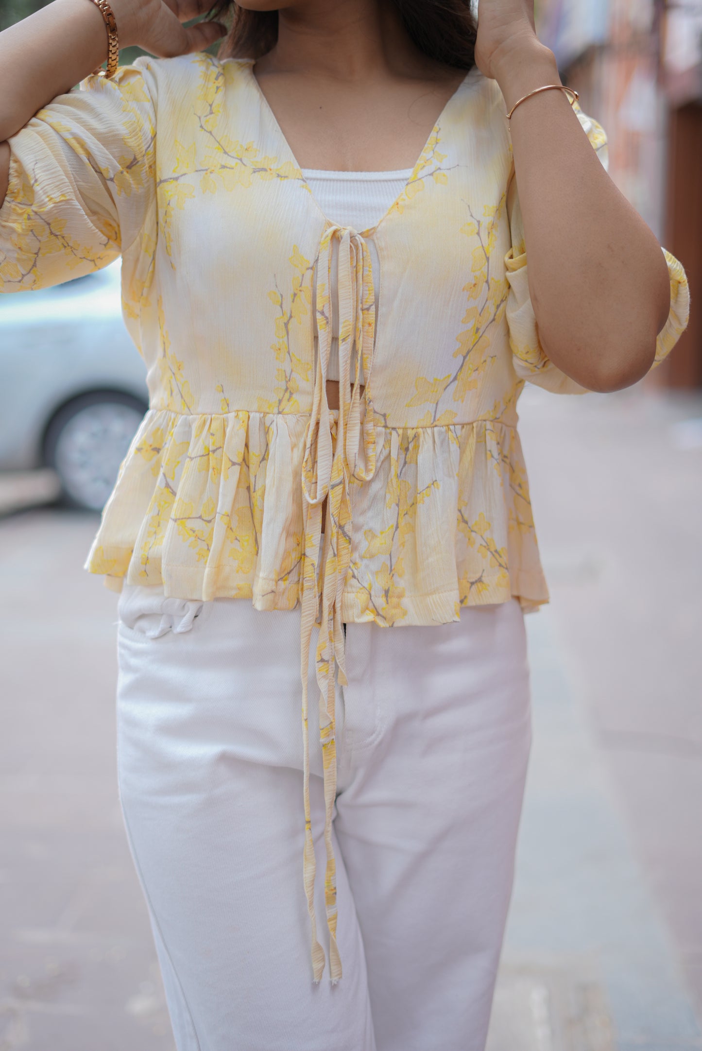 Golden Hour Peplum