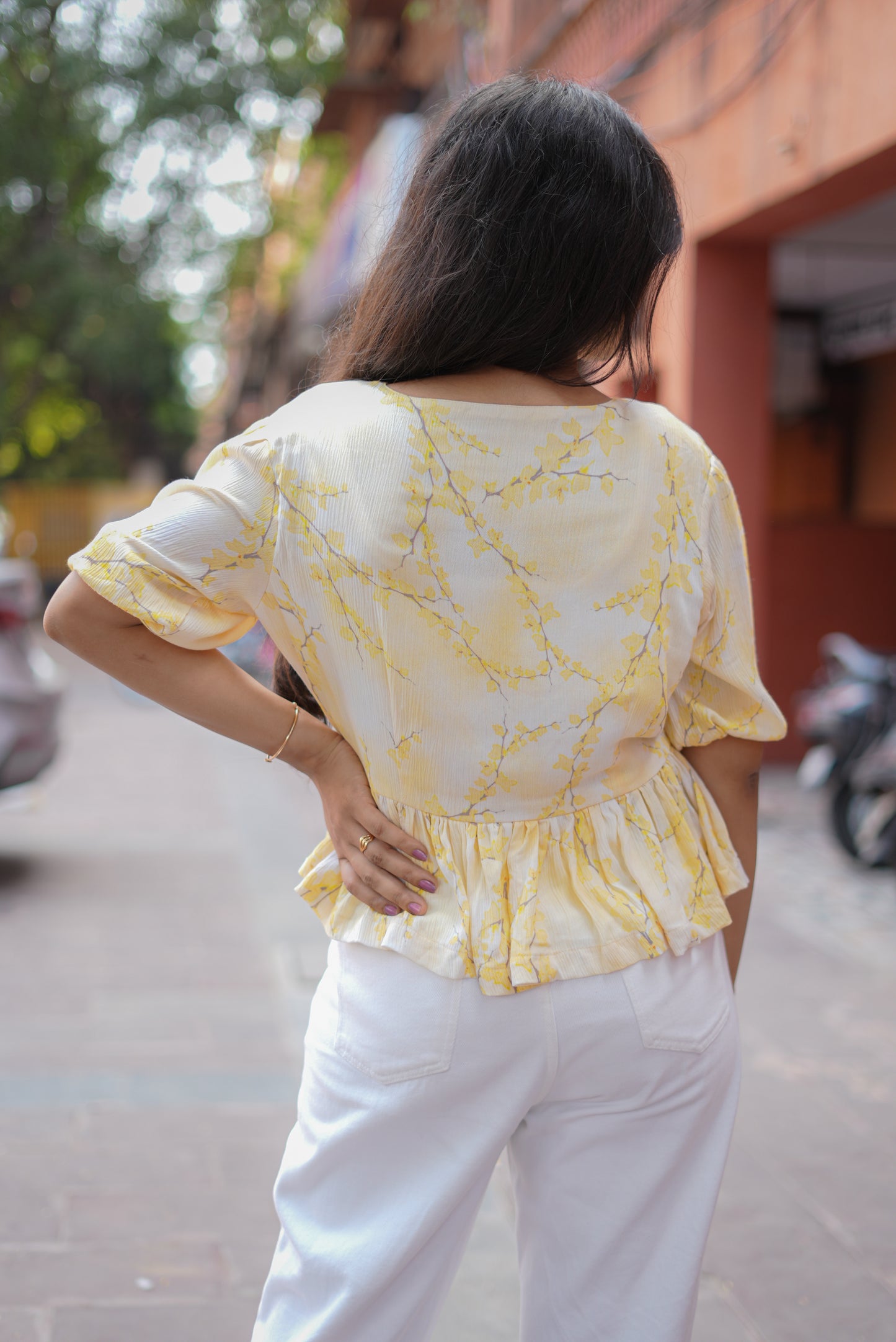 Golden Hour Peplum