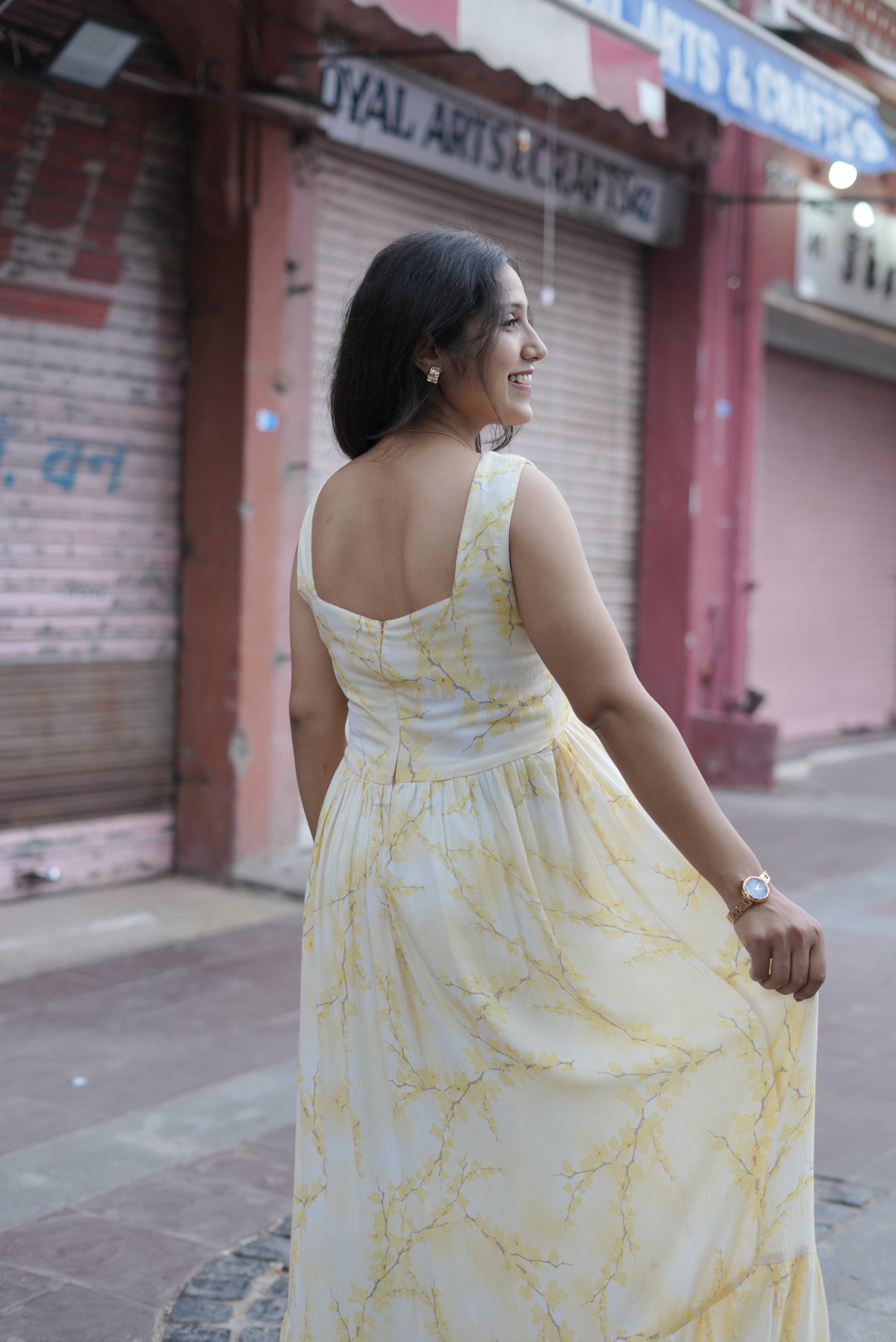 Golden Blossom Maxi