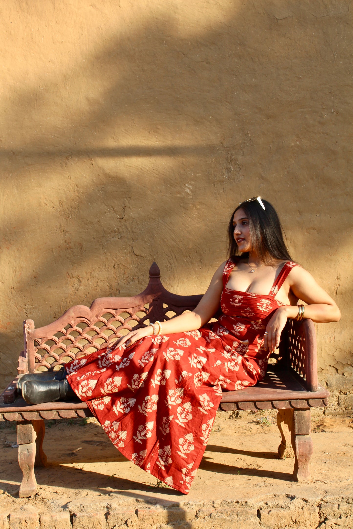 Scarlet Godet Maxi